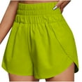 thumbnail image 1 of Women's Athletic Shorts High Waisted Running Shorts Pocket Sporty Short Gym Elastic Workout Shorts Mint Green XXL, 1 of 5