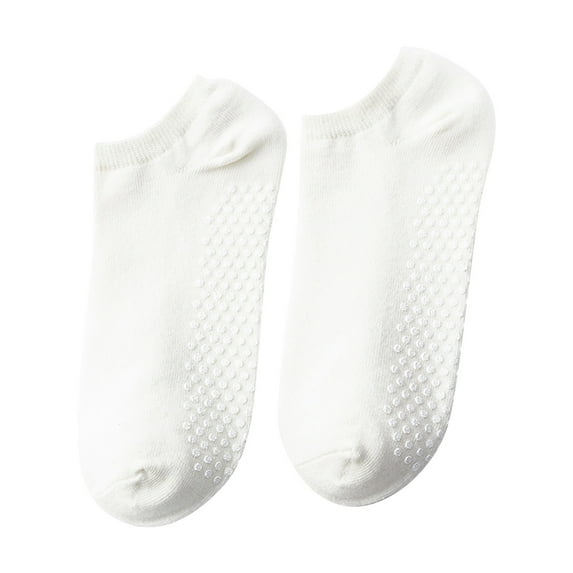 Women's Athletic Socks New Women's Comfortable, Breathable, Glued, Non Slip, Short Pain Yoga Socks Style B-74 Beige One Size