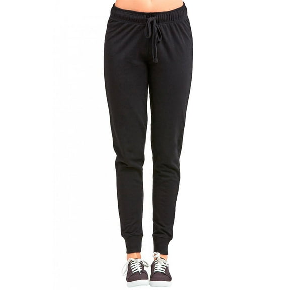 Women's Athletic Sweat Pants Joggers Running Exercise Sport Gym Walking Black S