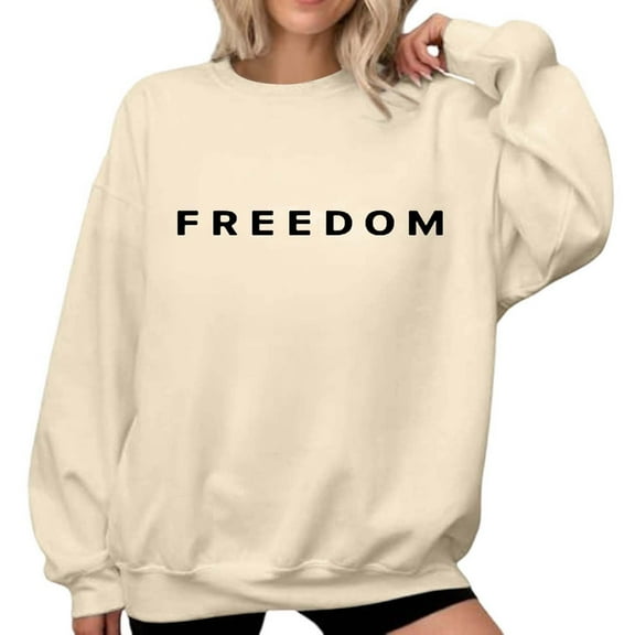 Women's Athletic Sweatshirt Printed Crewneck Long Sleeve Casual Sports 2025 New Comfortable