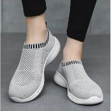 Women's Athletic Walking Shoes Slip On Casual Mesh-Comfortable Tennis Workout Sneakers
