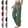 thumbnail image 1 of Women's Athletic Yoga Pants 2026 Summer Plus Size Long Solid Color Hip Lift Fitness High Waist Elastic Exercise Yoga Pants, 1 of 8