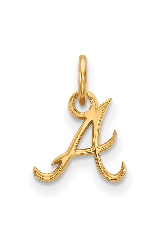 Women's Atlanta Braves 10k Yellow Gold Extra Small Pendant