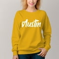 thumbnail image 1 of Women's Austin Pattern Crew Neck Pullover Cozy Clothes Autumn Winter, 1 of 11