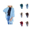 thumbnail image 1 of Women's Autumn And Winter Fashion Solid Color Knitted Fringed Cape Cardigan Coat Cardigan Sweaters for Women, 1 of 2