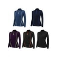 thumbnail image 1 of Women's Autumn And Winter Plus Velvet Long-sleeved Yoga Sportswear Fitness Running Slim Top Half Zipper Sweater, 1 of 5
