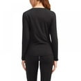 thumbnail image 1 of Women's Autumn And Winter Plus Velvet Yoga Long-sleeved Fitness Running Sports Training Clothes Slim Quick-drying Stretch Top T-shirt, 1 of 6