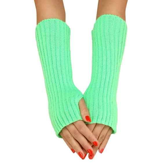 Women's Autumn And Winter Solid Color Wool Gloves - Knit, Touchscreen, Warm Mittens