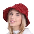 thumbnail image 1 of Women's Autumn And Winter Woolen Pot Hat Fashion And Cute Knitted Warm And Cold Fisherman Hat, 1 of 9