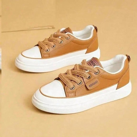 Women's Autumn-Style Flat Sneakers | High-Quality Materials, Soft Sole, Light Weight, Stylish Slip-On Sports Shoes