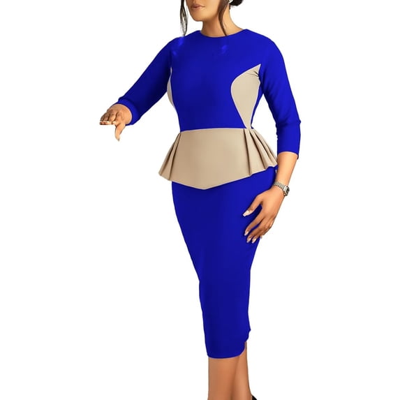 Women's Autumn/Winter Fashion Elegant Office Pencil Dress Bodycon Dress