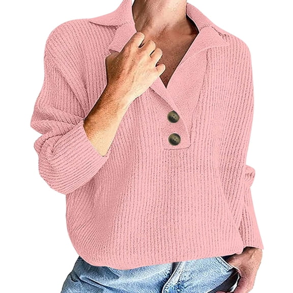 Women's Autumn And Winter Gentle Temperament High Collar Solid V Neck Sweater Pullover Knit Womens Heavy Top Woman Sweaters Pullover Sweatshirt Mens Hoodies under 10 Puffy Sweater Sweatpants And