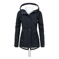 thumbnail image 1 of Women's Autumn Winter Jacket with Zipper Insulated Padded Coat for Warmth and Comfortable Wear, 1 of 2
