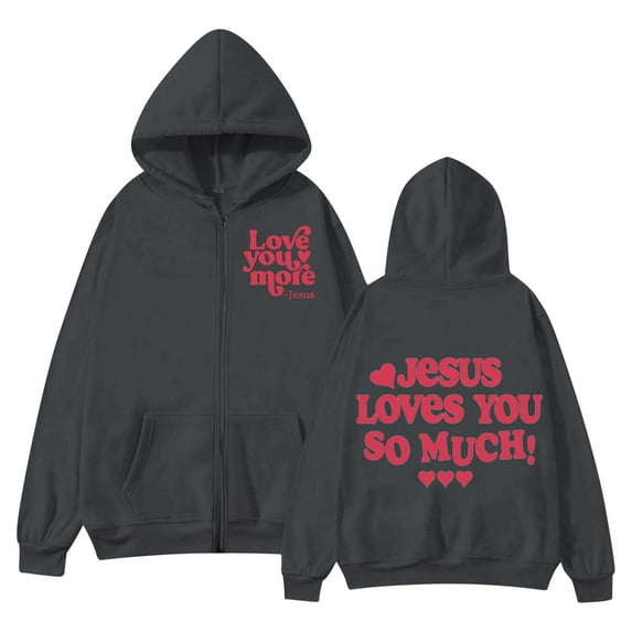 Women's Autumn And Winter Letter Printed Zipper Pocket Drawstring Long Sleeved Hooded Jacket Womens Workout Jacket Womens Women's Jackets & Coats Women Fall Jacket Womens Fall Coats And Jackets Fitted