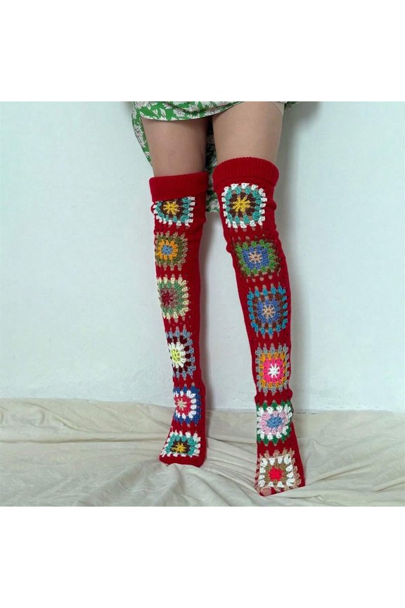 Women's Autumn Winter Thigh Socks Extra Long Crochet Knit Stockings Over Knee Socks Party Attire Date Outfits Fashion Accessories