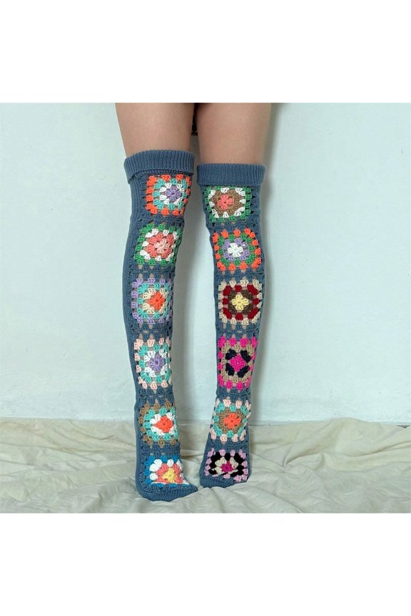 Women's Autumn Winter Thigh Socks Extra Long Crochet Knit Stockings Over Knee Socks Party Attire Date Outfits Fashion Accessories