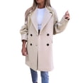 thumbnail image 1 of Women's Autumn Winter Trench Style Jacket Casual Fashion Outerwear Coat for Ladies Daily Wear, 1 of 5