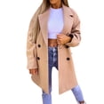 thumbnail image 1 of Women's Autumn Winter Trench Style Jacket Casual Fashion Outerwear Coat for Ladies Daily Wear, 1 of 5