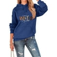 thumbnail image 1 of Women's Autumn And Winter Trend Hoodie Letter Print Hoodie Sports Long Sleeved Hoodie Top Women Oversized Hoodie Women Zip Hoodie Sleeve Hoodie Zipper Hoodies Women Long L Woman's Hoodie plus Size, 1 of 4