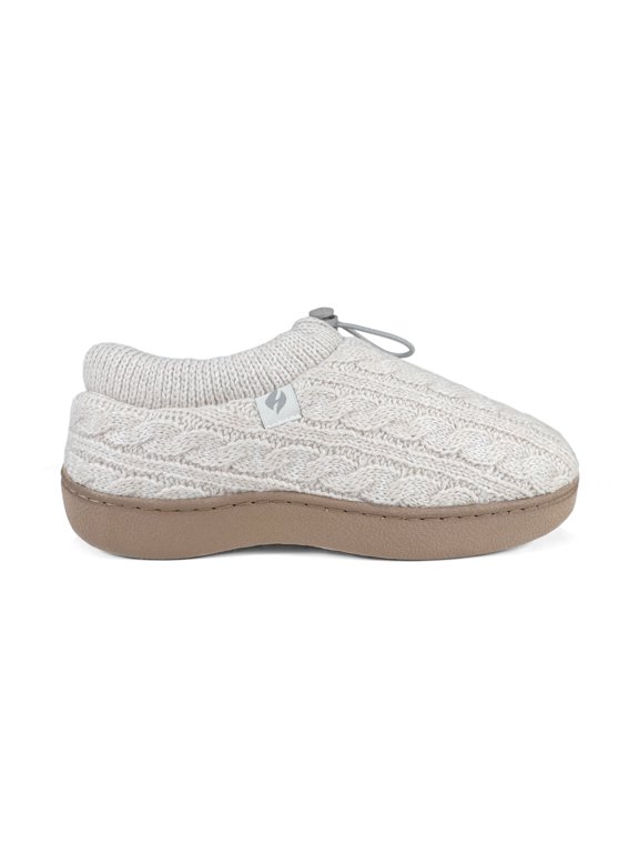 Women's Ava Cable Knit Drawstring Slippers