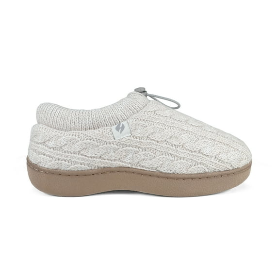 Women's Ava Cable Knit Drawstring Slippers