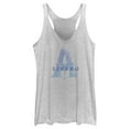thumbnail image 1 of Women's Avatar Sivako Watercolor A Logo  Racerback Tank Top White Heather Medium, 1 of 4