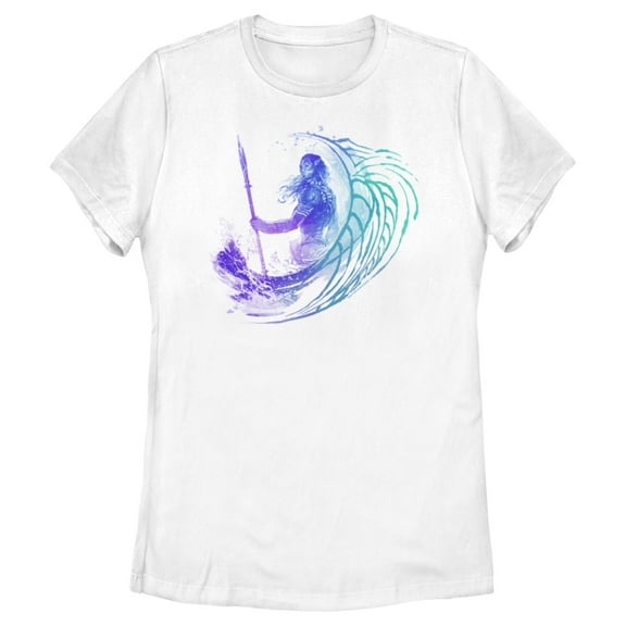 Women's Avatar: The Way of Water Jake Sully Watercolor Graphic Tee White Small