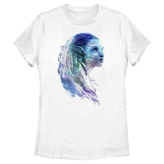Women's Avatar: The Way of Water Ocean Neytiri Graphic Tee White X Large