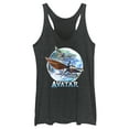 thumbnail image 1 of Women's Avatar: The Way of Water Tulkun Ride Logo Racerback Tank Top Black Heather Medium, 1 of 4