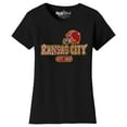 thumbnail image 1 of Women's Awesome Football Rhinestone Bling T-Shirt, 1 of 2