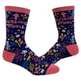 thumbnail image 1 of Women's Awesome Mom Socks Cute Mothers Day Flowers Novelty Footwear for Mama, 1 of 7