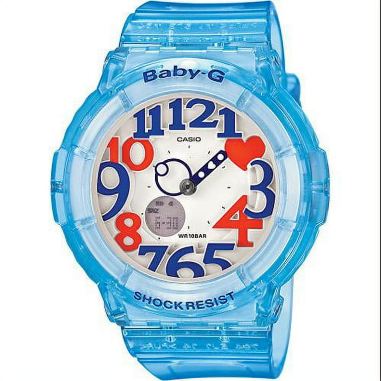 Women s BGA131 2B Baby G Marine Resort Clear Blue Digital Watch