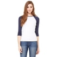 thumbnail image 1 of Women's Baby Rib 3/4 Sleeve Contrast Raglan T-Shirt, 1 of 3