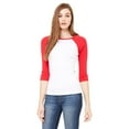 thumbnail image 1 of Women's Baby Rib 3/4 Sleeve Contrast Raglan T-Shirt, 1 of 3