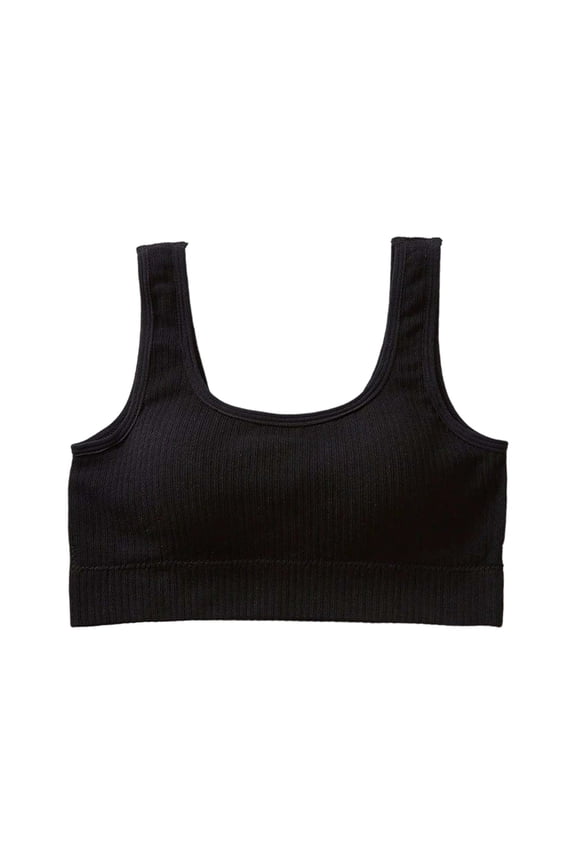 Women's Back Wrapped Seamless Sports Bra with Latex Pads for Yoga Workout and Daily Comfort