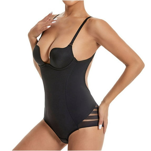 Women's Backless Bodysuit Shapewear 2025 Plunge Bra Body Shaper Lightweight Tummy Control Bodysuit