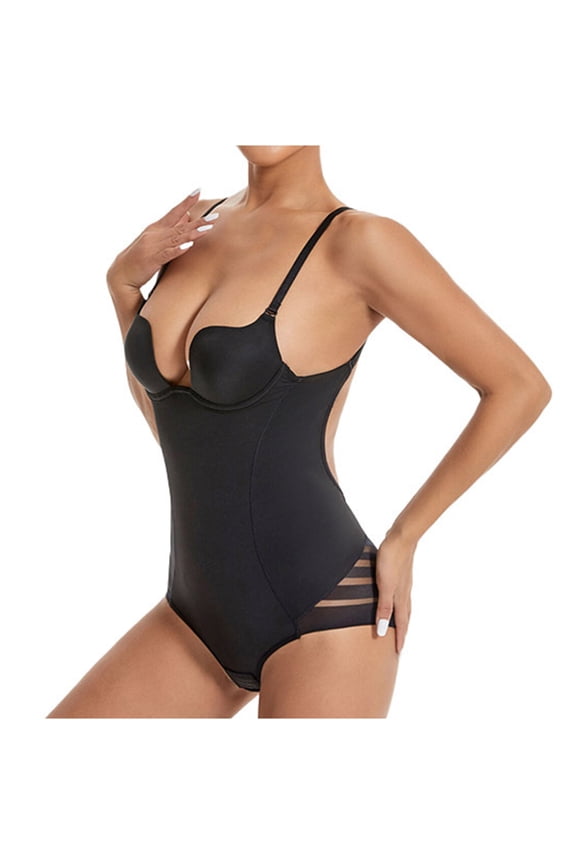 Women's Backless Bodysuit Shapewear 2025 Plunge Bra Body Shaper Lightweight Tummy Control Bodysuit
