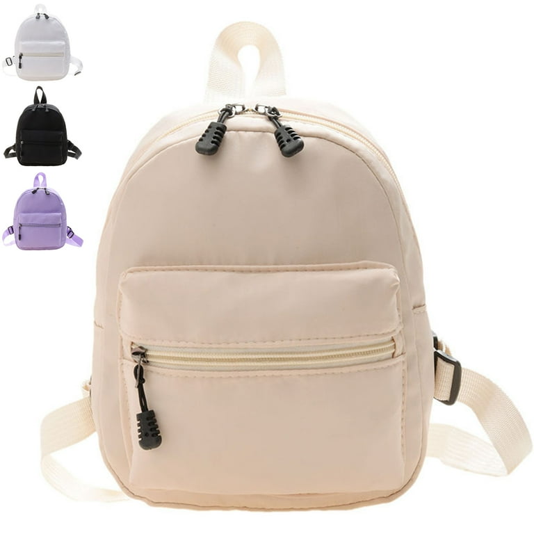 Women s Backpack Anti Theft Small Waterproof Nylon Bag Waterproof Mini Travel Backbag Khaki