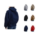 thumbnail image 1 of Women's Backpack Hoodie 2026 Long Sleeve Fashion Zip Up Solid Color Hooded Sweatshirt with Pockets Jacket Coat, 1 of 8