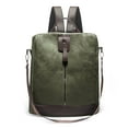 thumbnail image 1 of Backpack for Womens, Waterproof PU Leather Backpacks, Anti-theft design, Convertible Shoulder Bags, Green, 1 of 9