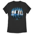 Women's Backstreet Boys Blue Glowing Circle Graphic TShirt