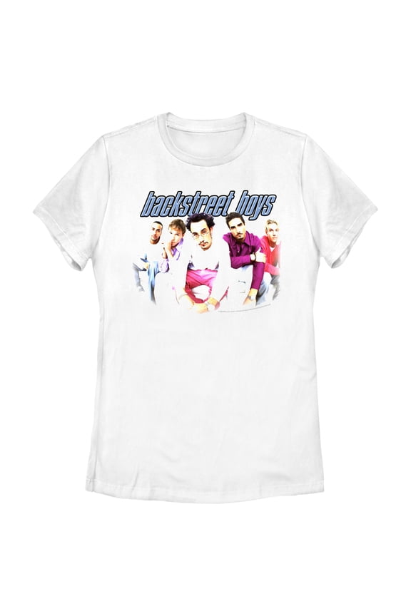 Women's Backstreet Boys Fisheye Group Shot Graphic T-Shirt