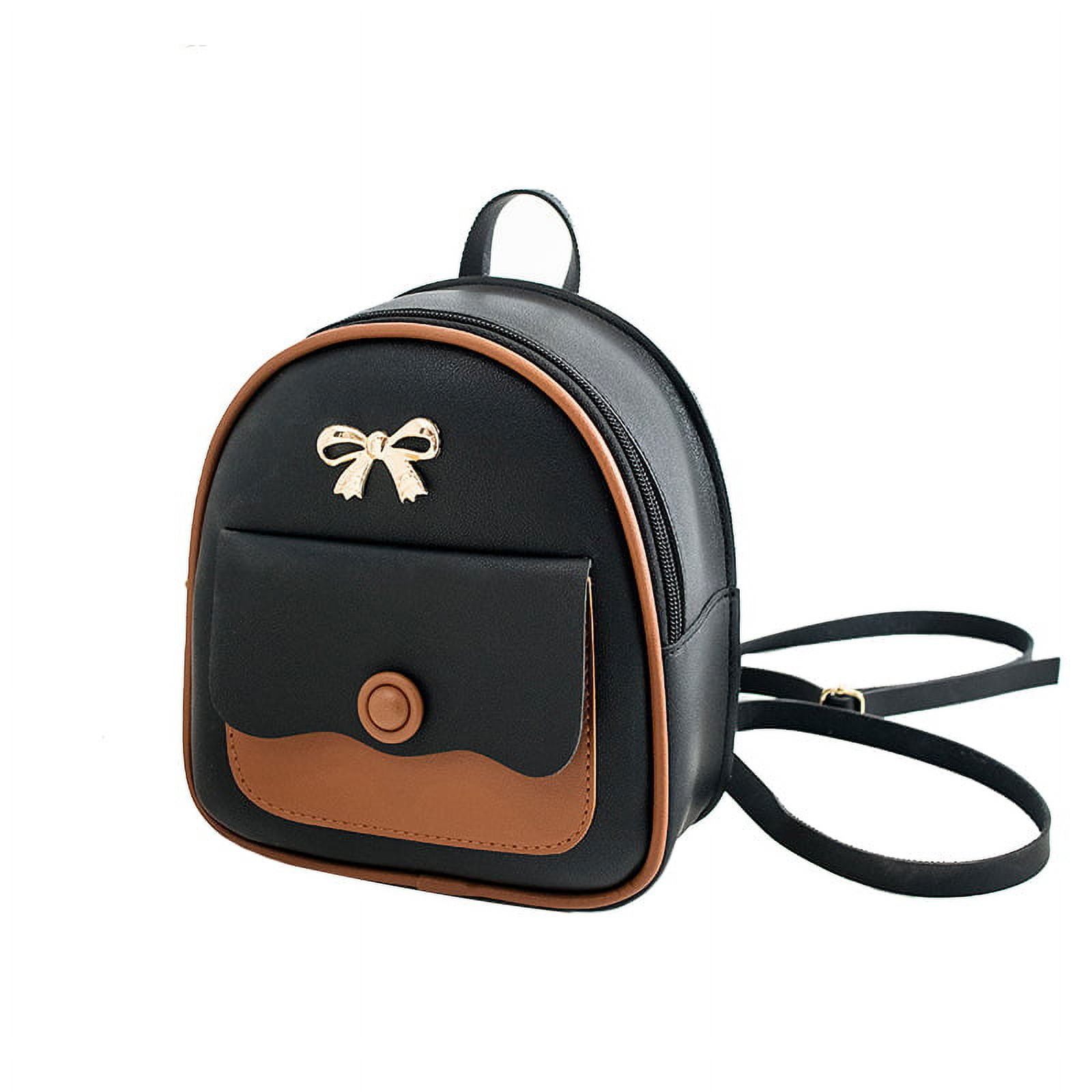 Buy Small 1 L Backpack Mini Backpack Girls Cute Small Backpack Purse Women  Travel Shoulder Purse Bag (Black) at Amazon.in