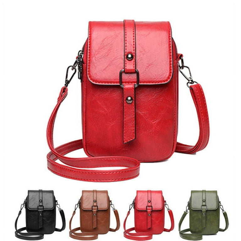 Designer red cross body bag sales