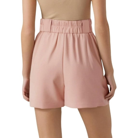 Women's Baggy Shorts Trendy Summer Dressy Elastic Side Slit Business Casual Suit Work Loose High Waisted Short with Pockets S-2XL