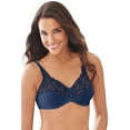 thumbnail image 1 of Women's Bali 0428 Lilyette Comfort Lace Minimizer Bra (Sailor Blue 34C), 1 of 7