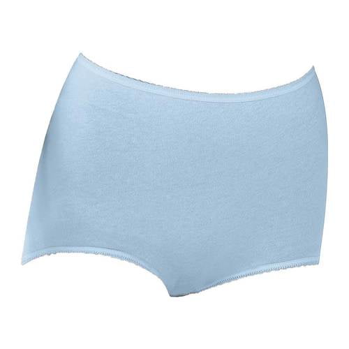 Women's Bali 2332 Cool Cotton Skimp Skamp Brief Panty (Blue Sky 7)