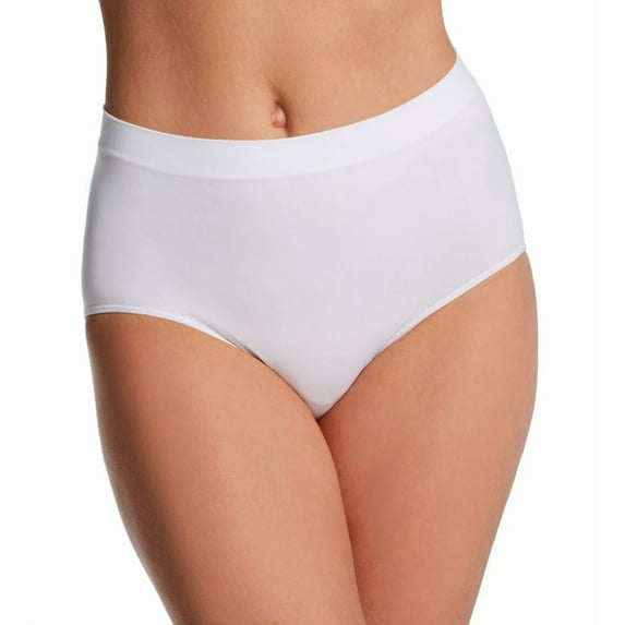Women's Bali 2361 One Smooth U All-Around Smoothing Brief Panty (White 7)