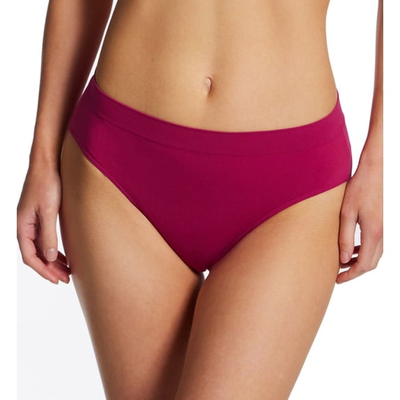 Women's Bali 2362 One Smooth U All-Around Smoothing Hi-Cut Panty (Fresh Berry 8)