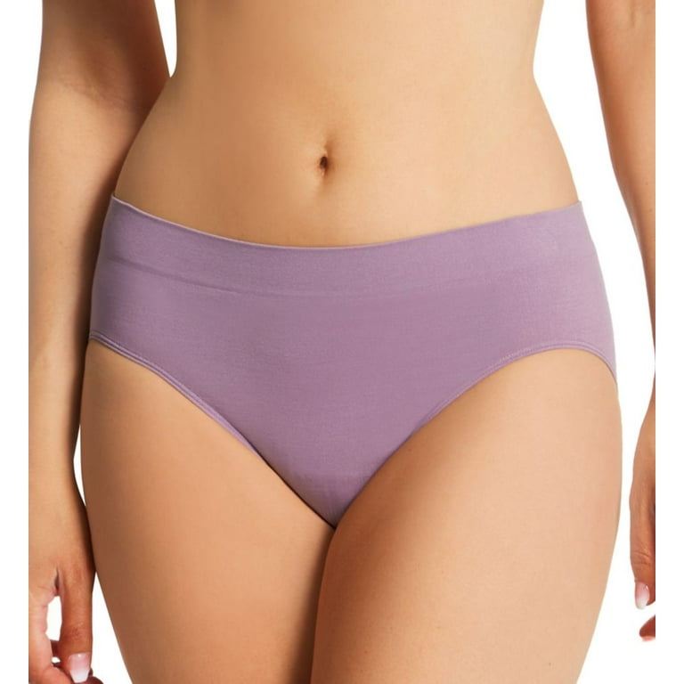 Women's Bali 2362 One Smooth U All-Around Smoothing Hi-Cut Panty (Perfectly  Purple 7) 